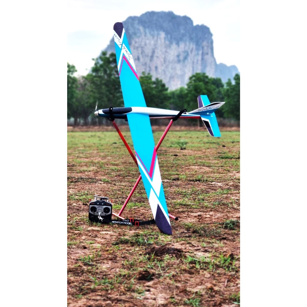 เครื่องบินโฟม+ไม้ เครื่องร่อน Glider 2.4เมตร AP01MY-38 (ไม่รวม แบต รีซีฟ รีโมท เครื่องชาร์จ สปินเนอร์) เครื่องบินบังคับ