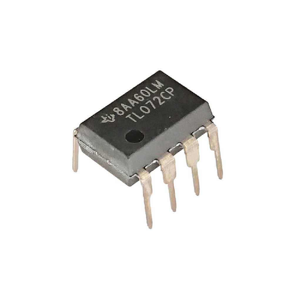 TL072CP TL072 Low-Noise FET-Input Operational Amplifiers IC ไอซี ยี่ห้อ Texas Instruments