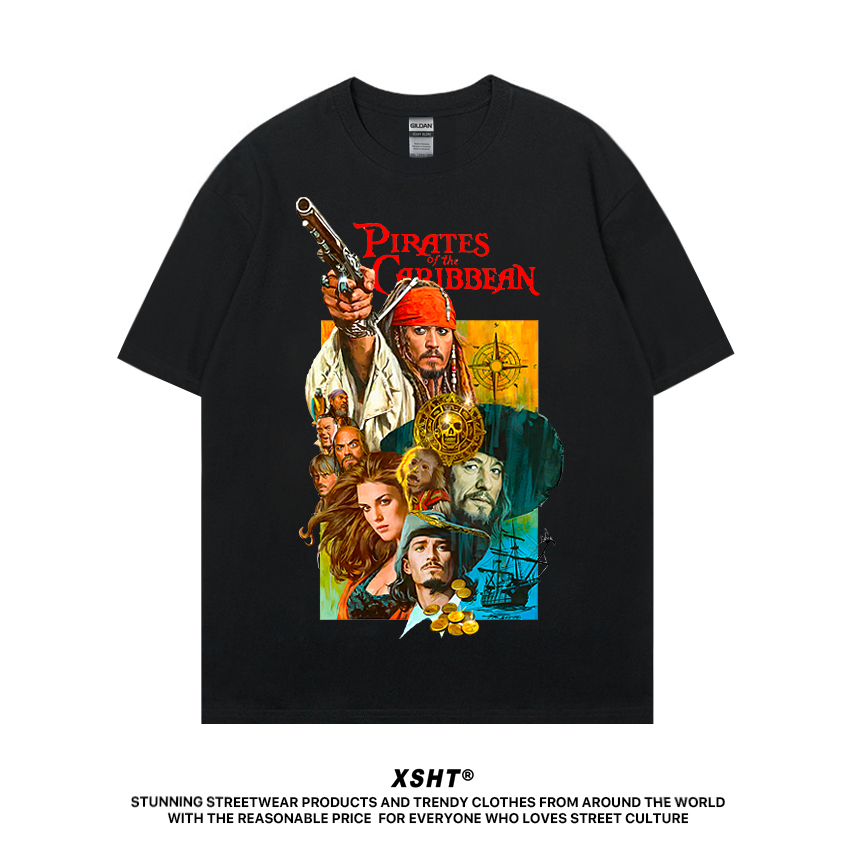 🔥พร้อมส่ง🔥 เสื้อ Pirate of the Caribbean Poster Tee - Black (สีดำ) by XSHT