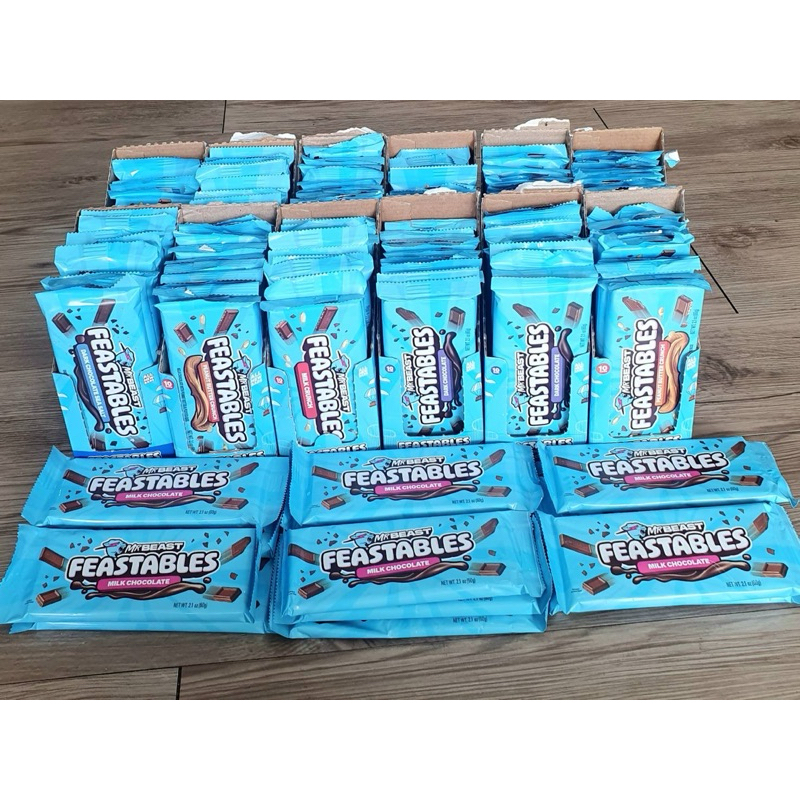 Feastables MrBeast Chocolate Bar - 2.1 oz/60 g พร้อมส่ง