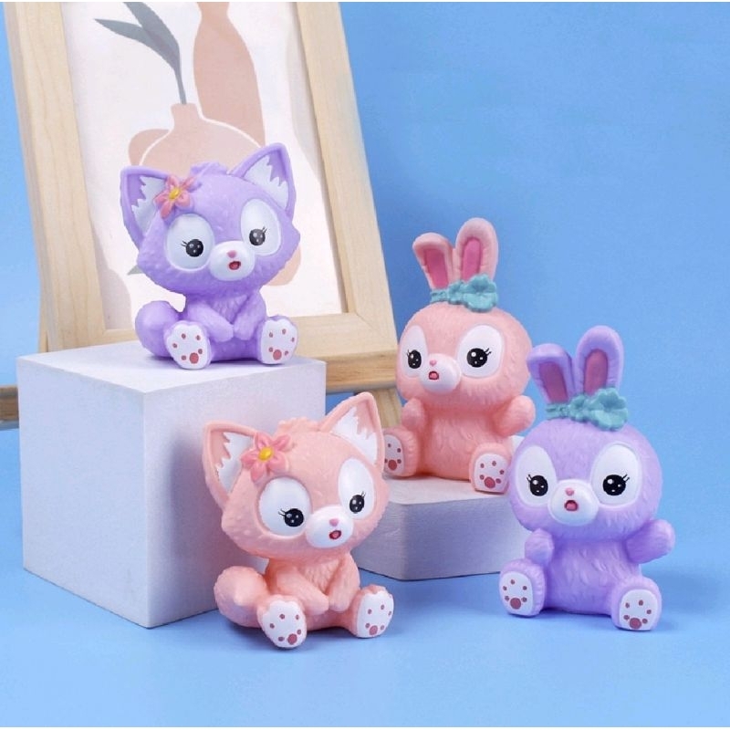 ตุ๊กตาแต่งเค้กกระต่าย สุนัขจิ้งจอก  #Stella lou