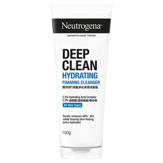 NEUTROGENA - Deep Clean Hydrating Foaming Cleanser (100 g.) นูโทรจีนา ดีพคลีนไฮเดรทติ้งโฟมคลีนเซอร์