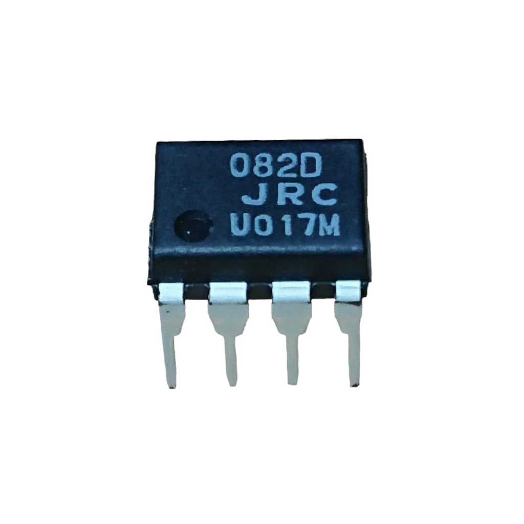 NJM082D 082D DUAL J-FET INPUT OPERATIONAL AMPLIFIER IC ไอซี ยี่ห้อ JRC