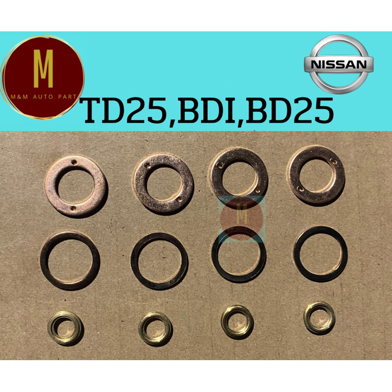 ชุดแหวนหัวฉีด NISSAN BIG M บิ๊กเอ็ม TD25 BDI BD25 ราคา/ชุด