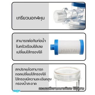 ไส้กรองน้ำ รุ่นถอดง่าย กรองฝักบัวอาบน้ำ ตัวกรองน้ำใช้