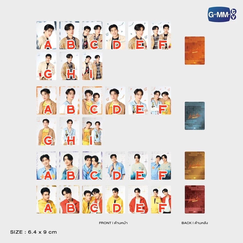 🚚（พร้อมส่ง）ปอนด์ ภูวินทร์ วินนี่ สตางค์ POND PHUWIN WINNYSATANG AOUBOOM MARCPOON WE ARE FOREVER COLL