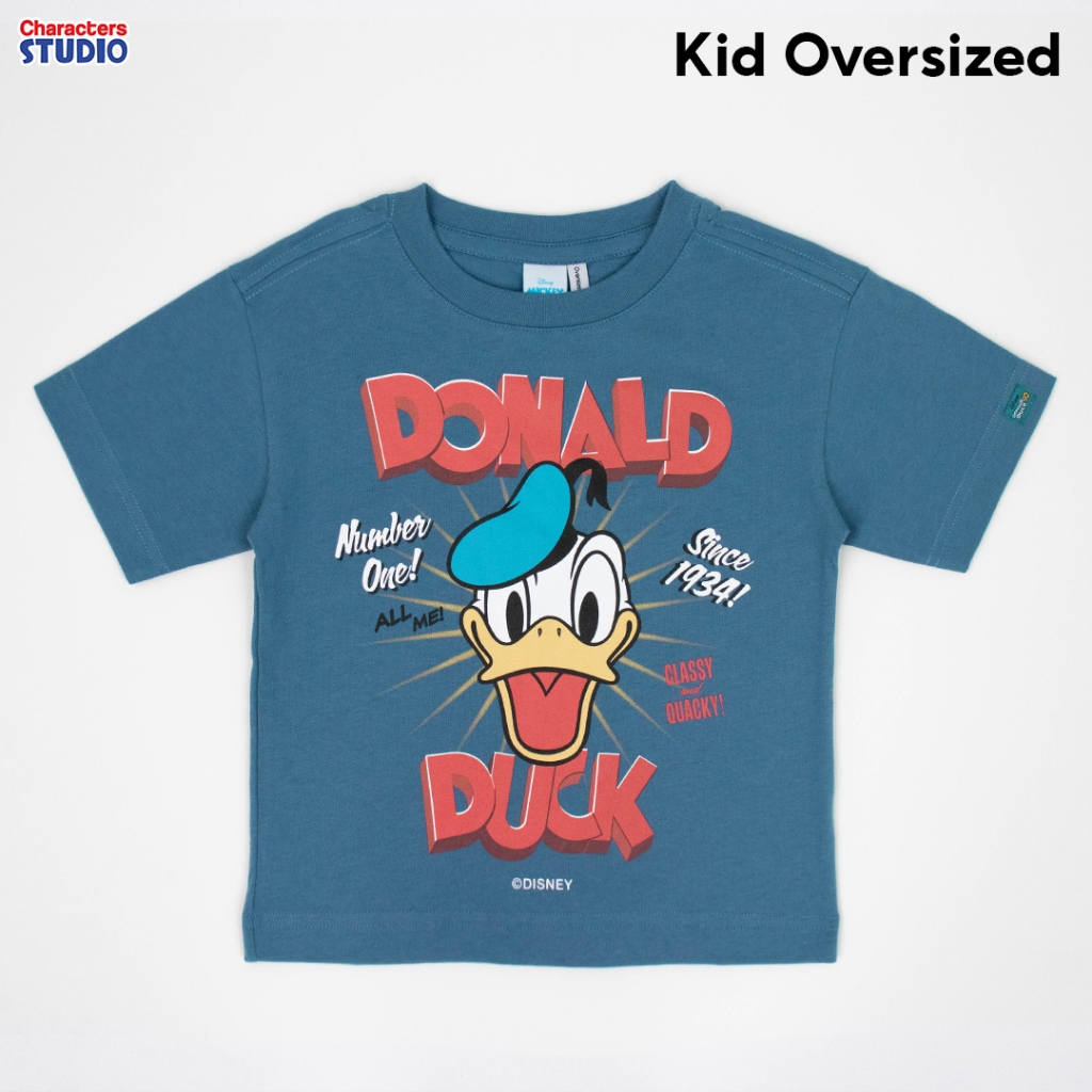 Disney Family Donald Duck 90th // Oversized T-Shirt // - เสื้อยืดครอบครัวดิสนีย์โอเวอร์ไซส์ ลายโดนัลด์ดั๊ก