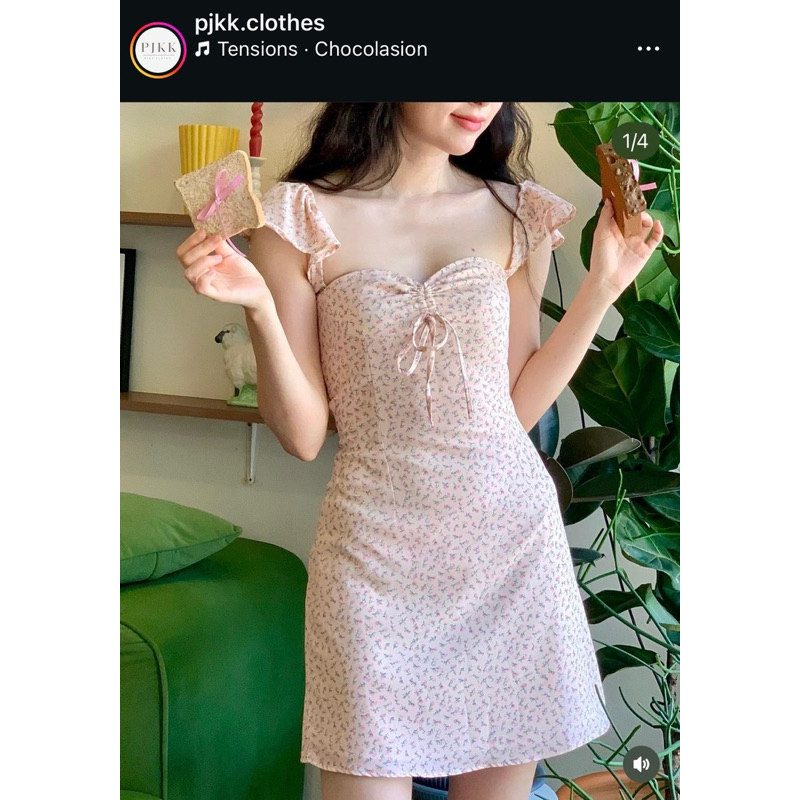 Amelia Dress ร้าน pjkk.clothes