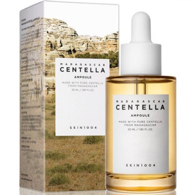 📢1 แถม 1 Madagascar Centella Ampoule 55ml.ดูแลผิวที่อ่อนแอพร้อมฟื้นบำรุงผิวให้แข็งแรงสุขภาพดีอย่างอ่อน