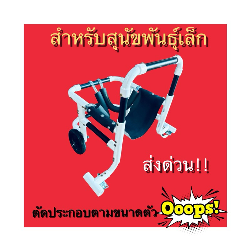 วีลแชร์สุนัขพันธุ์เล็ก ปอม ชิวาว่า ชิสุ พุดเดิ้ล