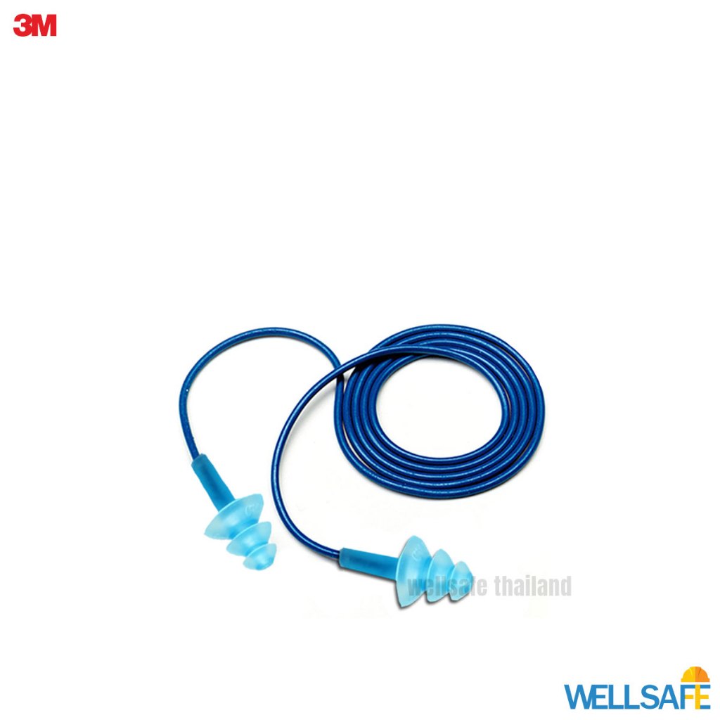 3M™ ที่อุดหูลดเสียง ชนิดใช้ซ้ำได้ รุ่น 1292 พร้อมสายพีวีซี earplug NRR 25 dB ราคา ถูกที่สุด ดีลบีเคเค แกลเลอรีภาพที่ 2