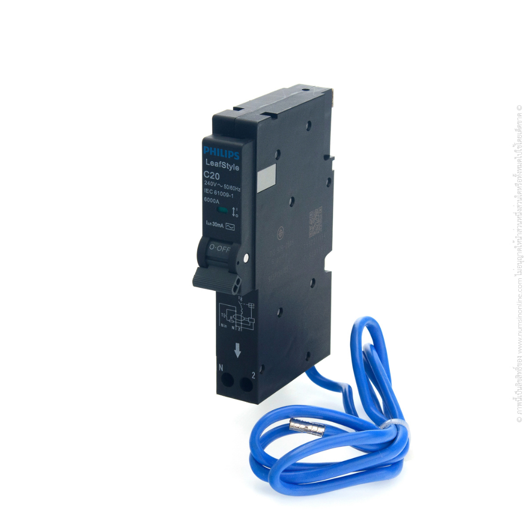เซอร์กิตกันดูด 1P+N 20A 6kA 30mA LEAFSTYLE