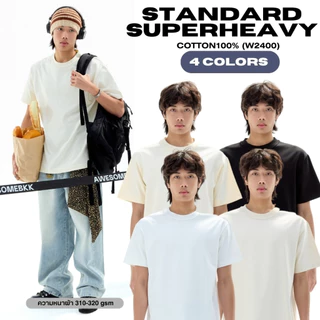 (หนามาก) " New " T-Shirt Cotton Super Heavy 310gsm ทรง Standard