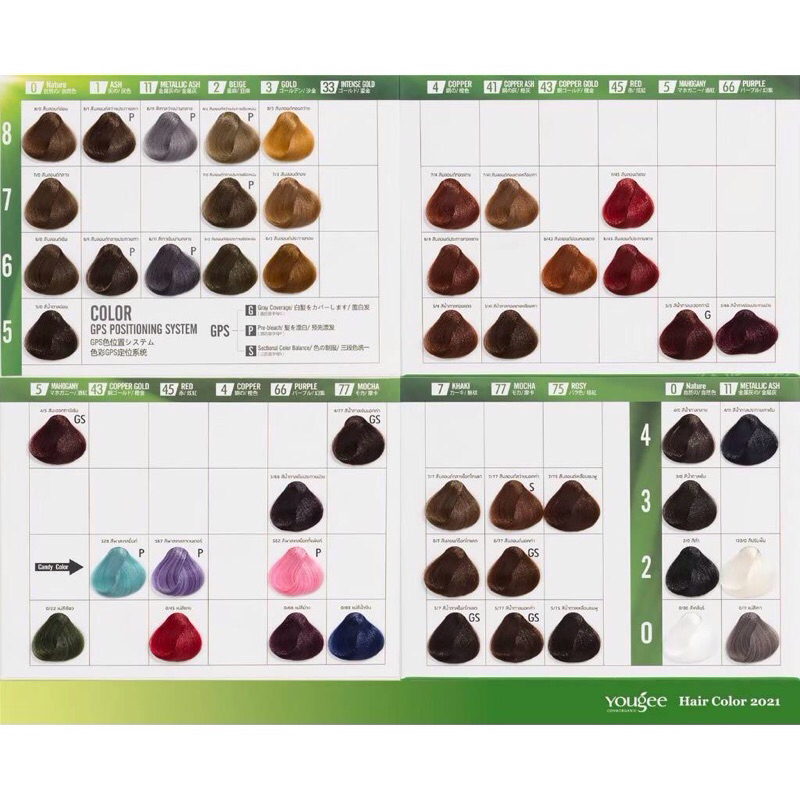 Yougee Phytones hair color cream 100ml.ยูจี ครีมเปลี่ยนสีผม