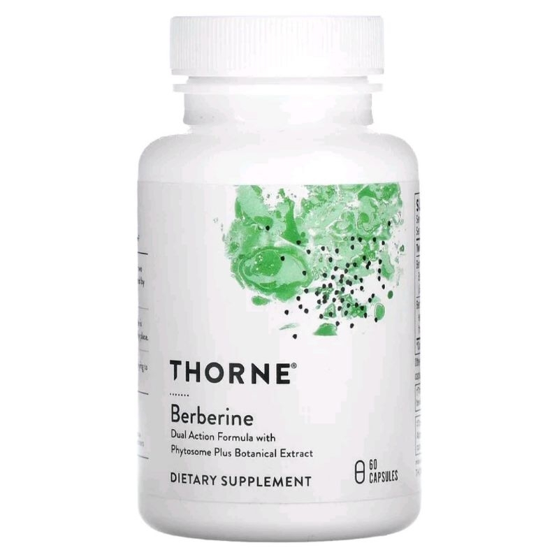 Thorne, Berberine, 1,000 mg, 60 Capsules (500 mg per Capsule)