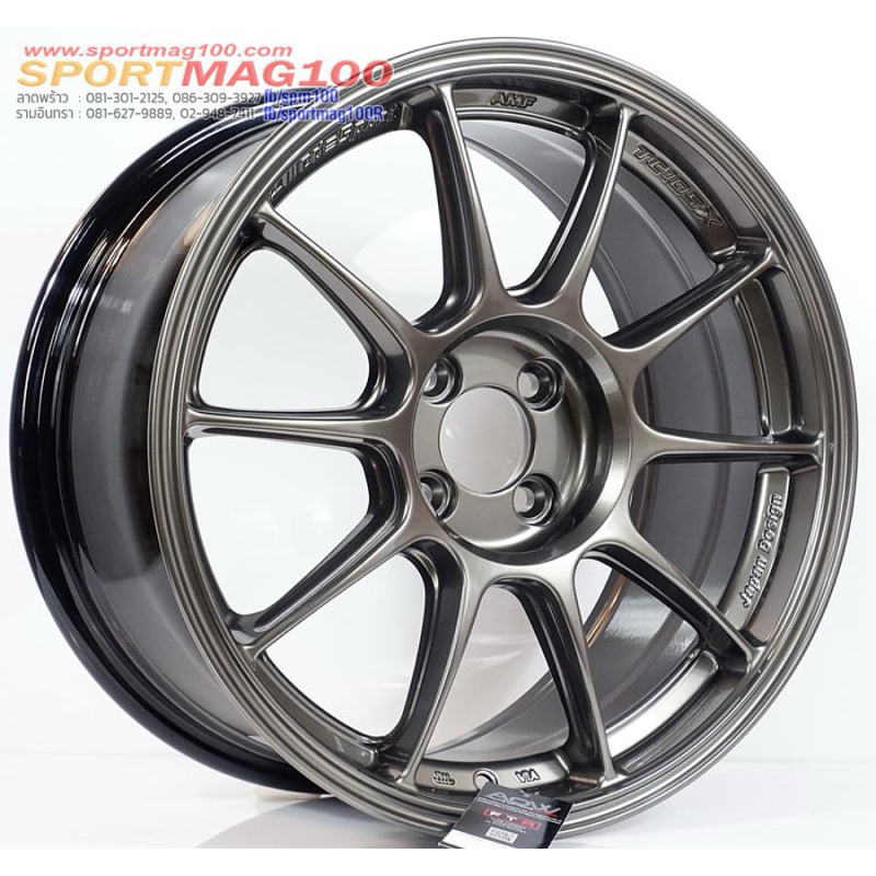 ล้อแม็กซ์ AOW TC105X สี EJ TITAN 8-17นิ้ว 4รู100 ET35 [18928]