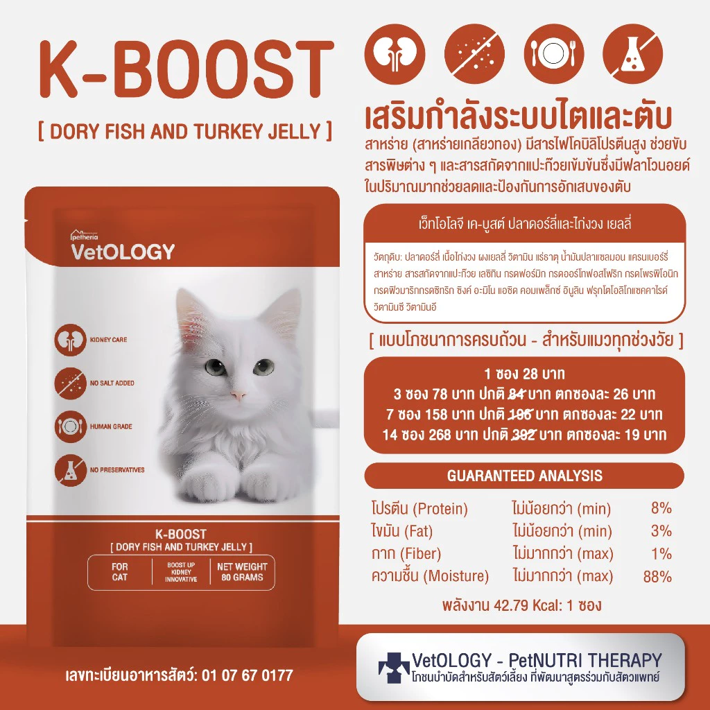 VetOLOGY อาหารเปียกแมวทุกช่วงวัย 80g thumbnail 5