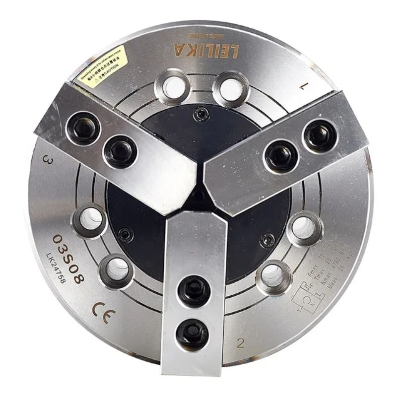 LEILIKA : HYDRAULIC CHUCK for CNC : /หัวจับไฮดรอลิค รูทะลุ 3จับ: 5,6,8,10,12นิ้ว รับประกัน3ปี ราคา ถูกที่สุด โปรบีเคเค แกลเลอรีภาพที่ 6
