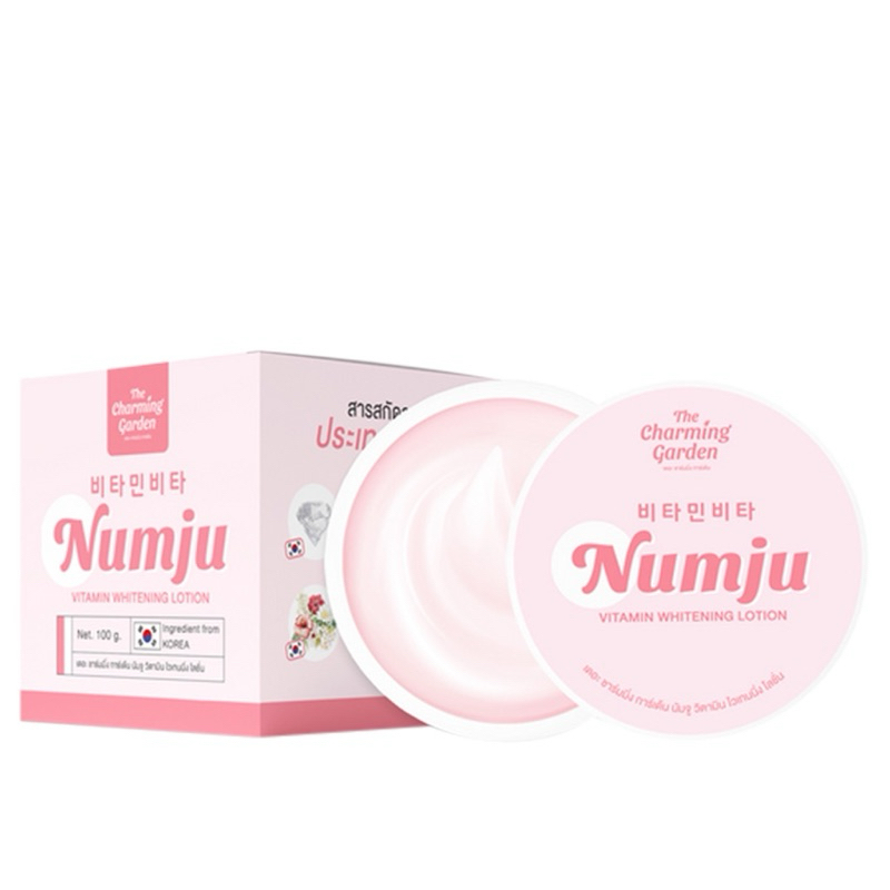 [ซื้อในไลฟ์ลด50%ของแท้มีQRสแกน]โลชั่นนัมจู บำรุงผิว กระจ่างใส เนียนนุ่ม 100กรัม [ปุกชมพู]