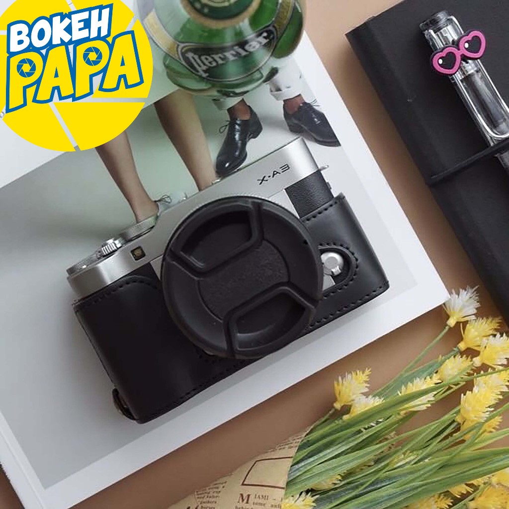 เคส Fuji XA3 / XA5 สามารถเปิดช่องแบตได้ ( เคส หนัง Camera Case / Full case / half case / เคส กล้อง ฟูจิ XA 3 / XA 5 )