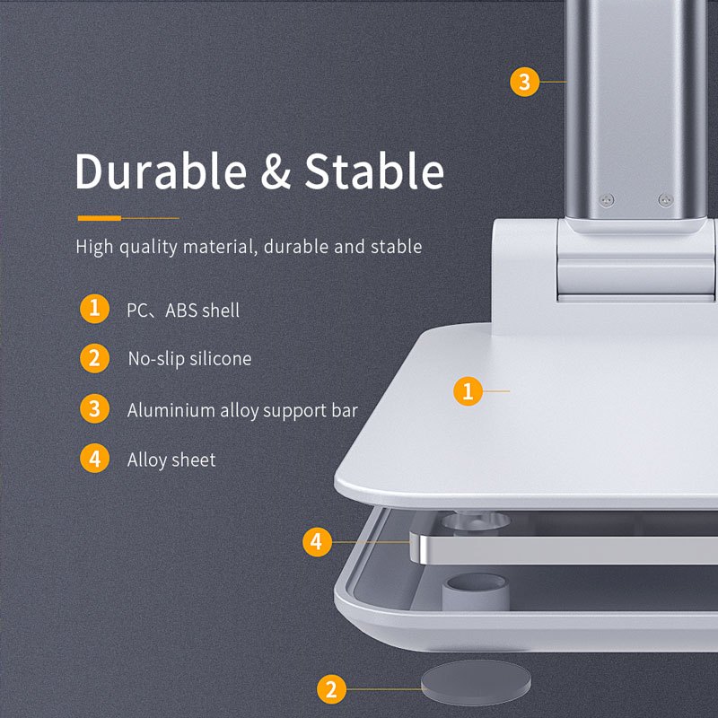 [จัดส่งในกรุงเทพ] ที่วางโทรศัพท์มือถือที่วางตั้งโต๊ะมือถือแท็บเล็ตพีซีไอแพดที่วางโทรศัพท์แบบพับได้มีหลายแบบหลายสไตล์ให้เ - รูปที่ 5