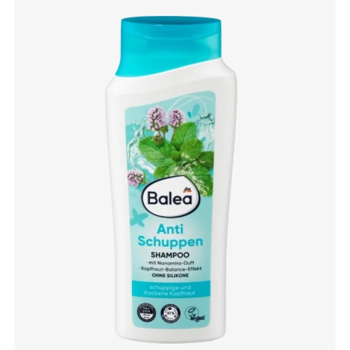 แชมพู ขจัดรังแค หนังศรีษะเป็นขุย Balea Shampoo Anti Schuppen, 300 ml
