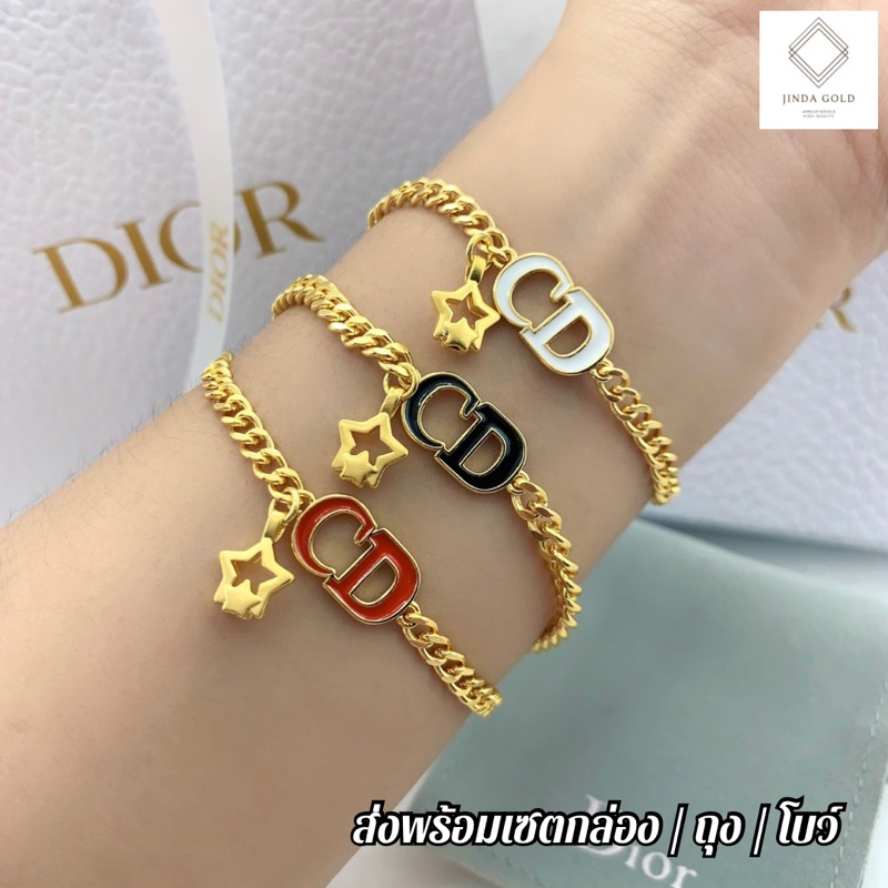 ข้อมือ จี้ทองแท้ 99.99% น้ำหนัก 0.1 กรัม ส่งพร้อมบัตรรับประกันทองแท้ (แถมฟรีเซตกล่อง ครบเซต)(B026)