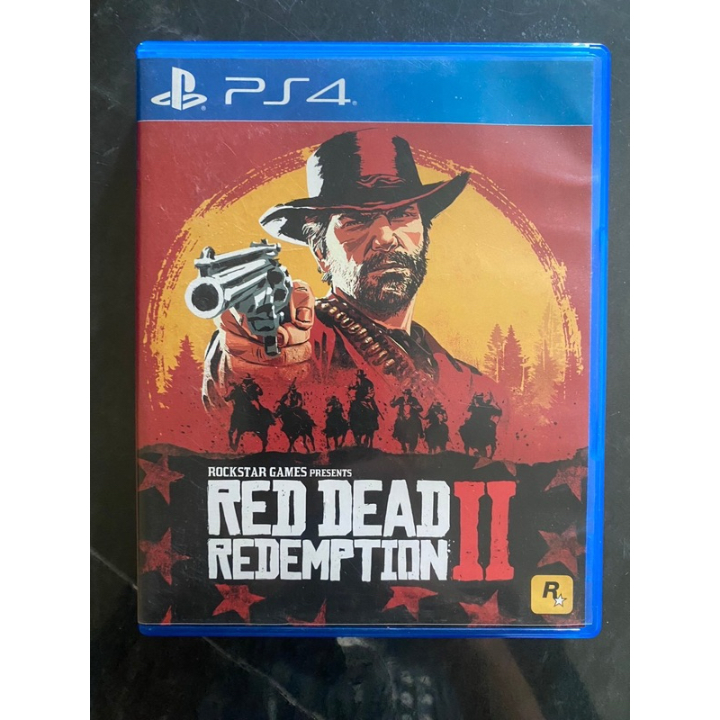 แผ่นเกม PS4 Red dead 2 มือ2 สภาพดีแผ่นสวย มีmap (eng)