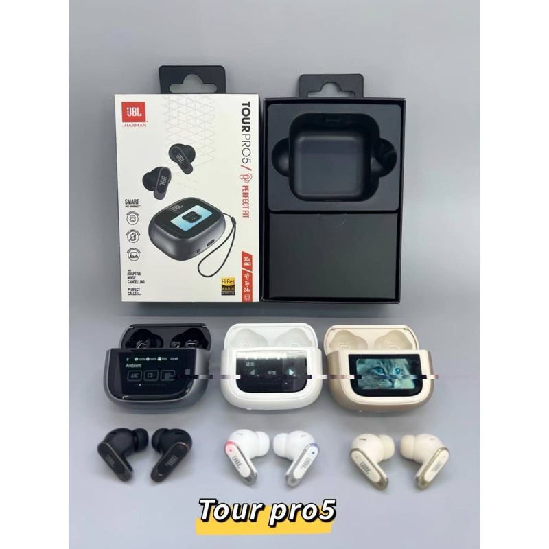 ใหม่ Tour Pro 5 TWS หูฟังบลูทูธไร้สาย ANC ควบคุมแบบสัมผัส ตัดเสียงรบกวน สําหรับเล่นเกม