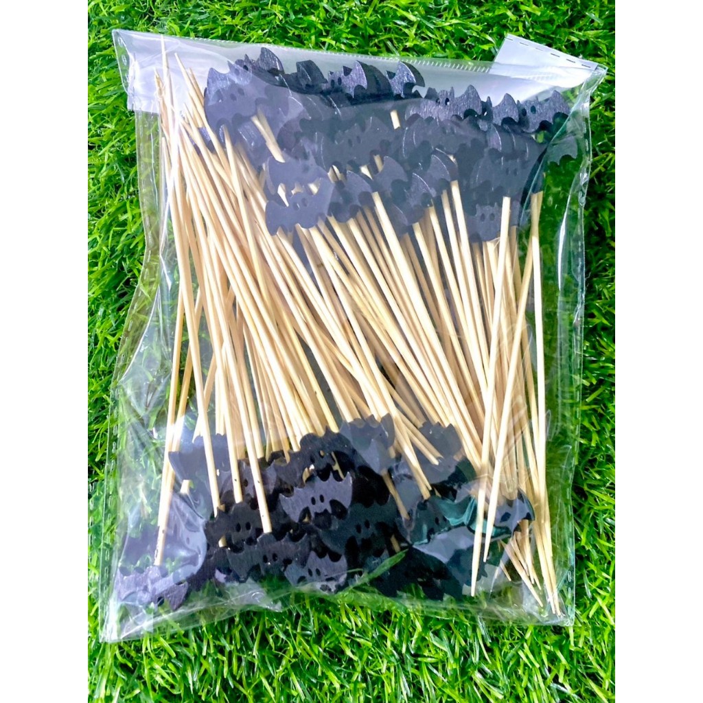 Greenearth ไม้จิ้มคอกเทล ไม้จิ้มแฟนซี ความยาว12ซม. (แพ็คละ100ชิ้น) ราคา ถูกที่สุด ดีลบีเคเค แกลเลอรีภาพที่ 2