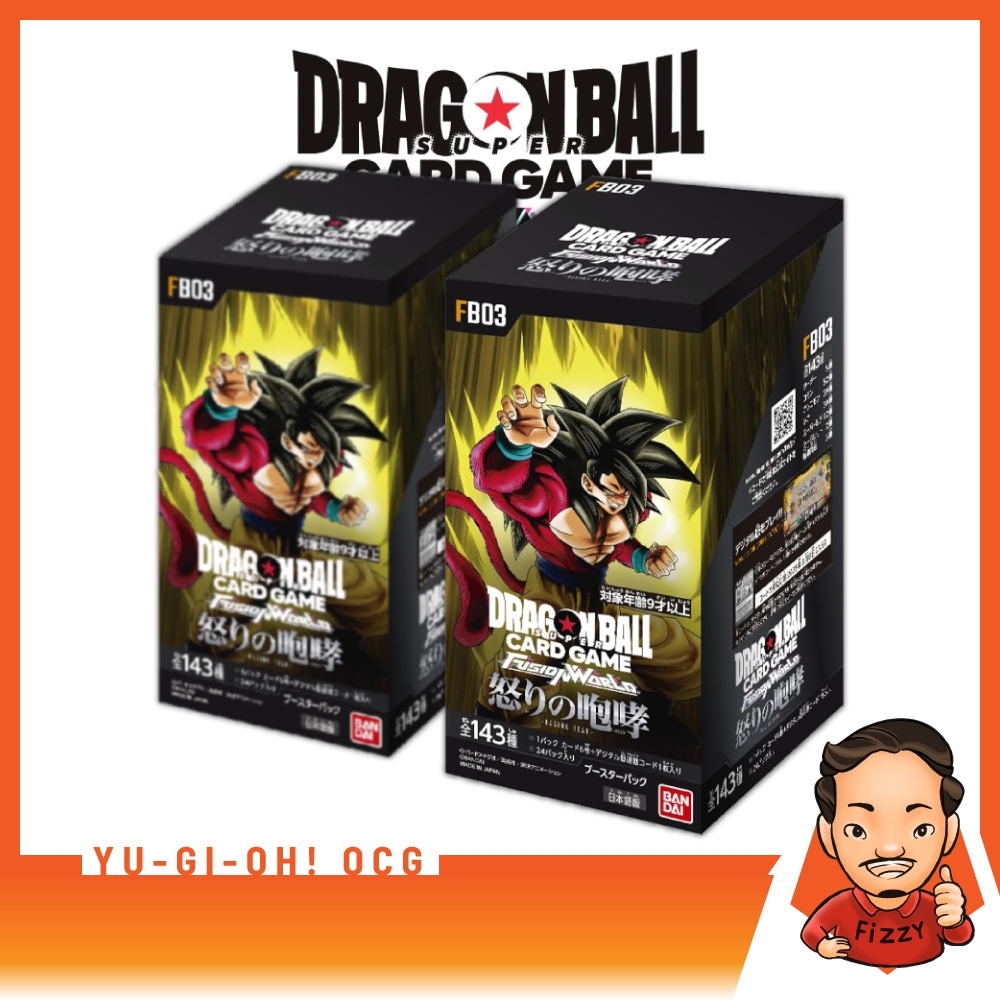 [FIZZY] Dragon Ball Super Card Game: Raging Roar FB03 - Booster Box (ดราก้อนบอลซุปเปอร์ การ์ดเกม)