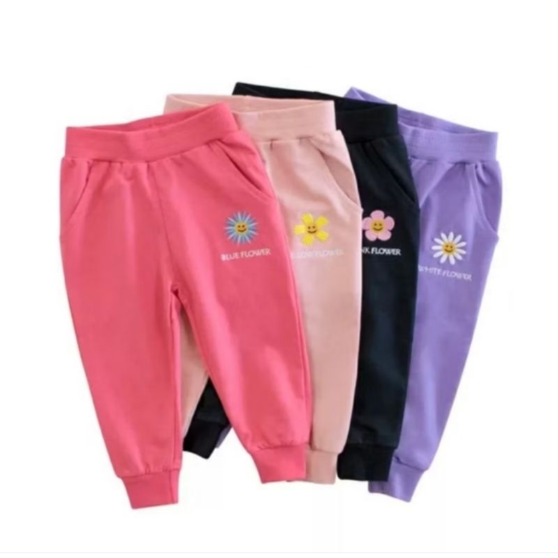 กางเกงขายาวเด็กผ้าคอตตอท พร้อมส่ง