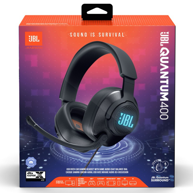 หูฟังเกมมิ่ง JBL Quantum 400 เจบีแอล ไดนามิกเสียงชัดเจน