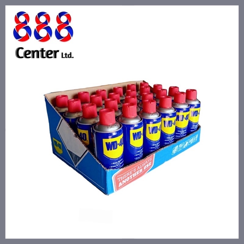WD-40 น้ำมันอเนกประสงค์ (ยกลัง24กป.) ใช้สำหรับหล่อลื่นและป้องกันสนิมยาวนานกว่าปกติ 7 เท่า สีใสไม่มีก