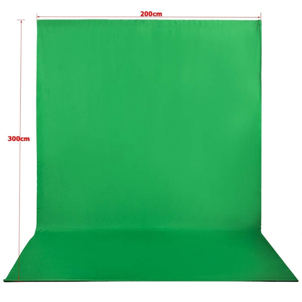 Photography 2x3m  White/Black/Green Chromakey Background Backdrop Screen