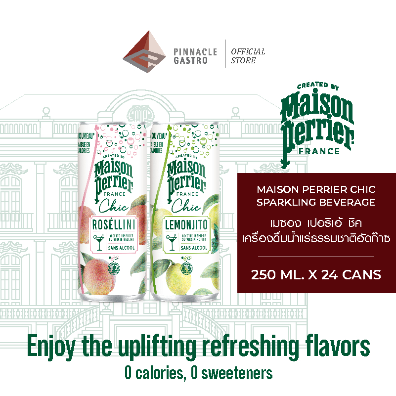 Maison Perrier Chic can 250ml. Sparkling Mineral Water