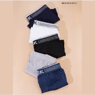 กางเกงใน KGK Underwear 3ตัว กางเกงในชายขาสั้น ทรงบ็อกเซอร์ เนื้อผ้านิ่ม ยืดหยุ่น ใส่สบายไม่อึดอัด ผ้าระบายอากาศได้ดี