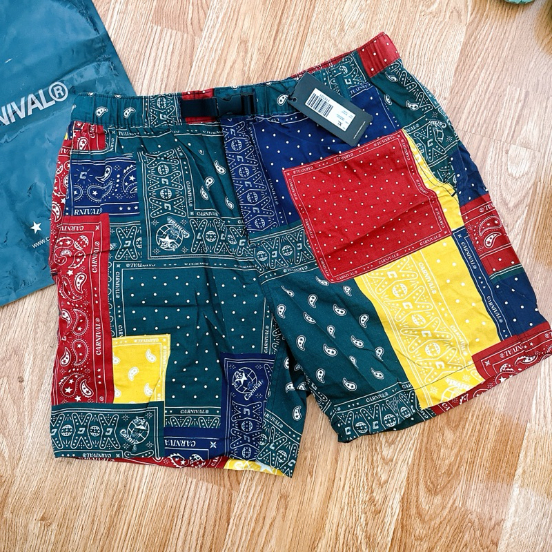 ❌ ขายแล้ว ❌ CARNIVAL® Bandana Shorts COLORS: Multicolor SIZE: XL