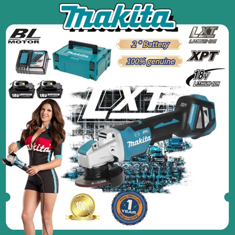 【จัดส่งที่รวดเร็วขายตรงจากโรงงาน】เครื่องเจียรไร้สาย Makita DGA419 Makita สามารถใช้ได้ทั้งมอเตอร์ลิเธียมและเครื่องเจียรไฟ