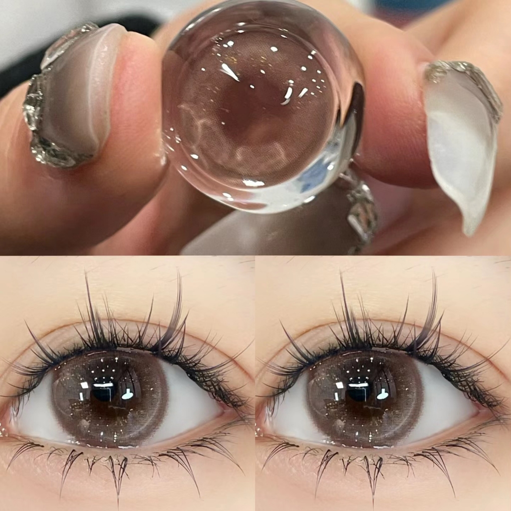 คอนแทคเลนส์ ค่าอมน้ำ45% 🌟Fog pink🌟 Kittykawaii เลนส์เกาหลี🇰🇷 นิ่มสบายตาธรรมชาติ พลังคอนแทคเลนส์0.00-