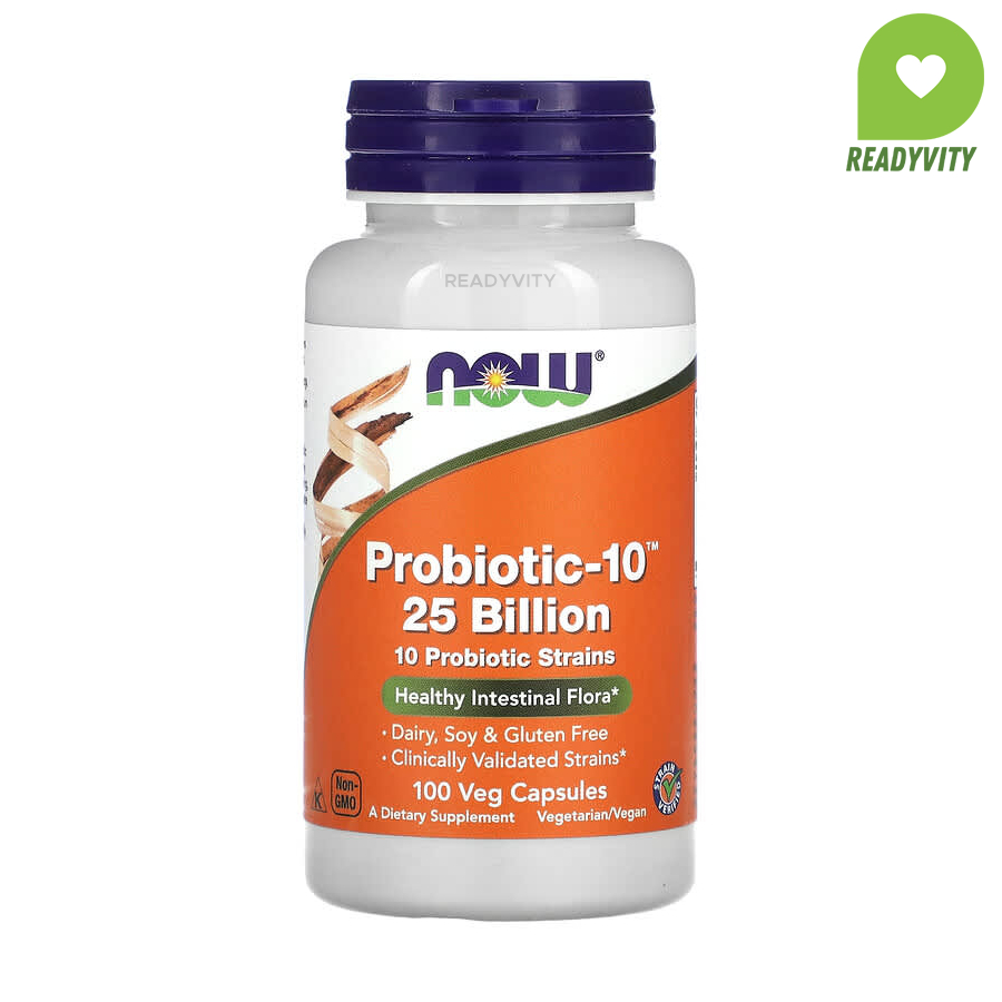 NOW Foods, Probiotic-10, 25 Billion, 100 Veg Capsules
