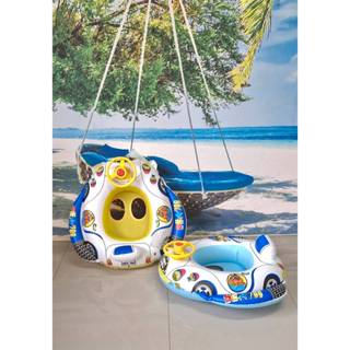 Sainteve ห่วงยางเด็กขาสอดรถแข่งมีพวงมาลัย 30