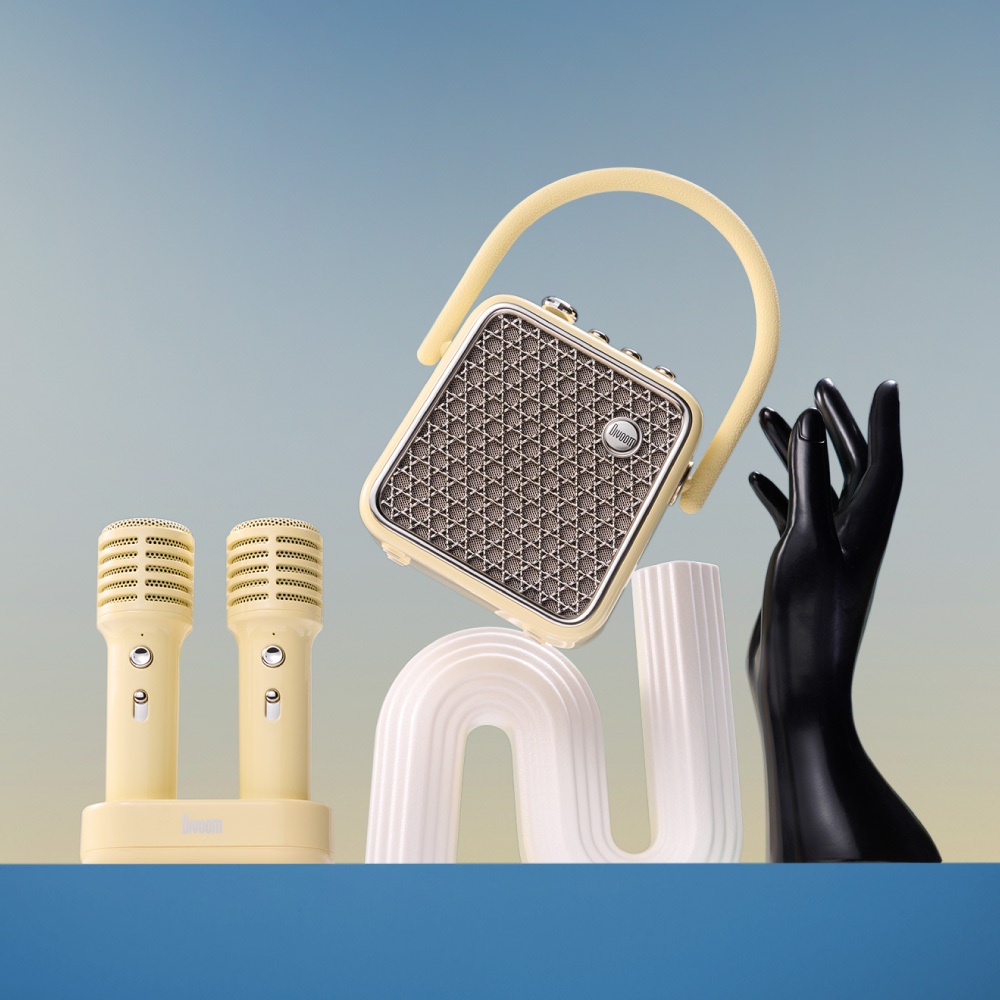 ลำโพงและไมค์พกพา Divoom SongBird-SE - Black / Purple / Yellow