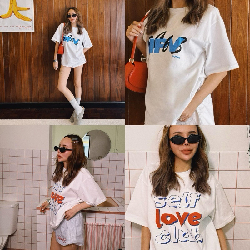 NAPATVOGUE-NPV T SHIRT-เสื้อยืด oversize-ส่งต่อ