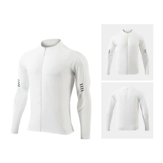 mvp sport เสื้อแจ็คเก็ตคอตั้ง แจ็คเก็ตกีฬา เสื้อเชิ้ตแขนยาว โลโก้สะท้อนแสงบนแขนเสื้อ