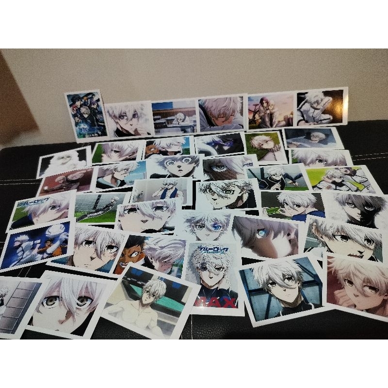 🇹🇭 การ์ดดาษเคลือบด้านเดียว โลโม่ อนิเมะ Nagi Seishiro นางิ บลูล็อค Blue lock Anime คุกฟ้า Lomo cards ขอบขาว
