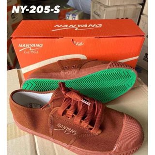 🔥พร้อมส่ง🔥Nanyang นันยาง รองเท้าผ้าใบนันยาง รองเท้าผ้าใบนักเรียน พื้นเขียว ไซส์ 28-48 รุ่น 205-S รองเท้านันยางราคาถูก