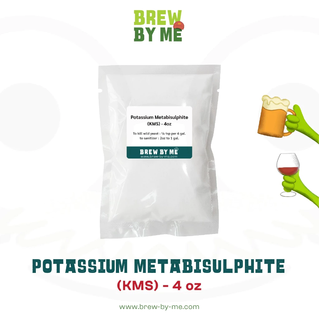 Potassium Metabisulphite (KMS) ฆ่าแบคทีเรีย ขนาด 4 oz (113 กรัม)