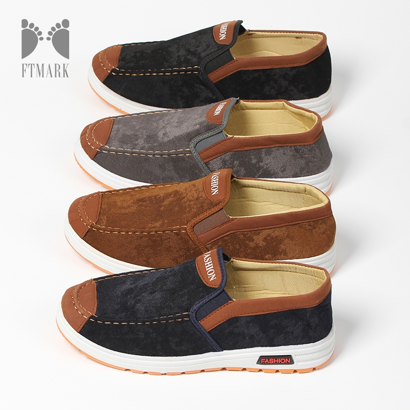 รองเท้าลำลองผู้ชายแฟชั่น พื้นกันลื่นหนา รองเท้าเทรนด์เข้ากับทุกลุค