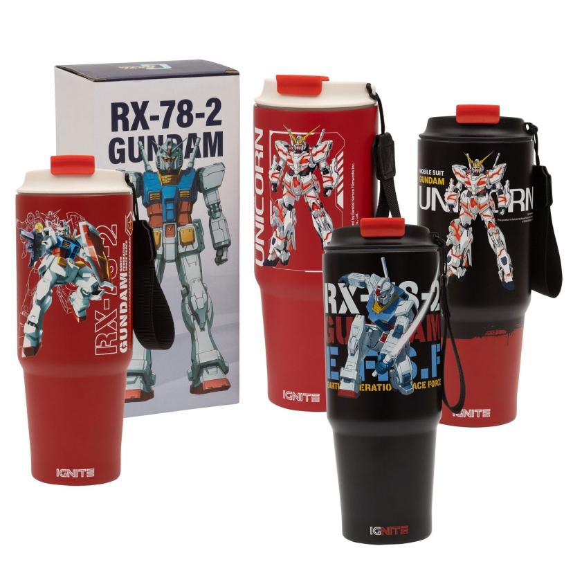 Gundam Tumbler แก้วเก็บอุณหภูมิ ร้อน-เย็นกันดั้ม 30 oz. สินค้าลิขสิทธิ์